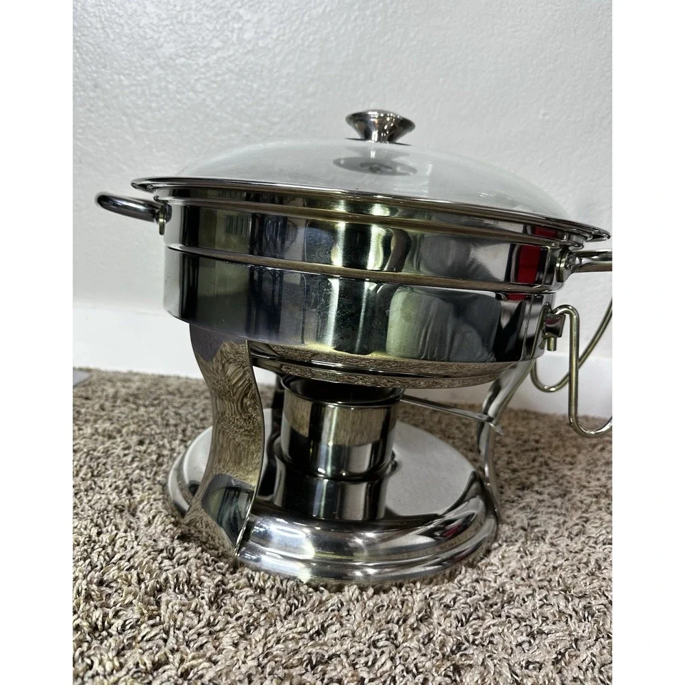 Professional Quality Chafing Dish Pot 4-Quart Stainless Steel